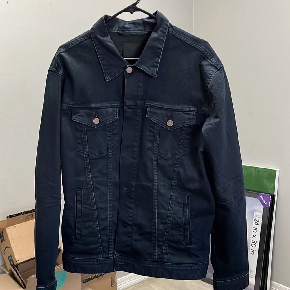 BlankNYC XL stretch denim trucker jacket
